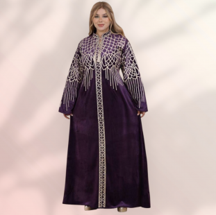 عبايه قطيفه تطريز هندى 