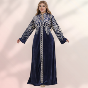 عبايه قطيفه تطريز هندى 