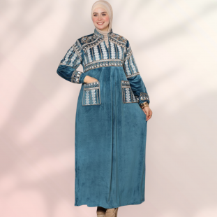 عبايه قطيفه ٢جيب 