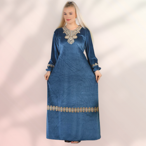 عبايه قطيفه مضلع