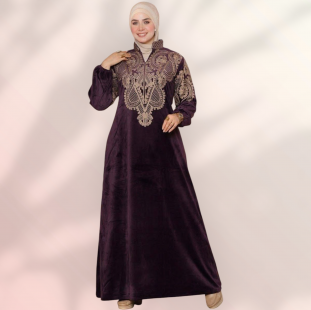 عبايه قطيفه تطريز هندى 