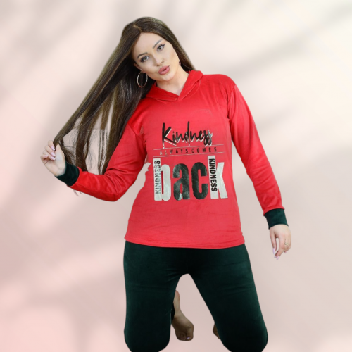 ترنج قطيفه احمر في اسود 