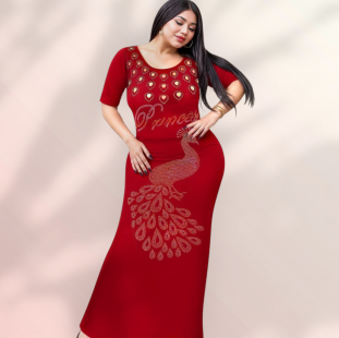 كاش طويل احمر 