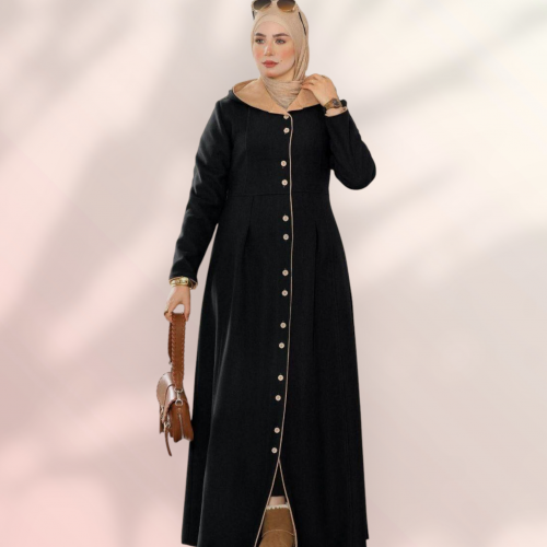 عبايه جوخ بزراير 