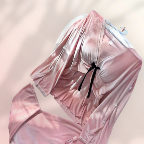 بجامه قطيفه وردى 