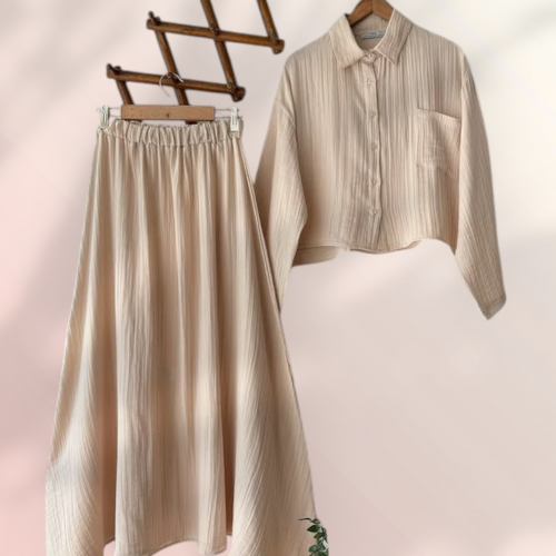 طقم جيبه وبلوزه زراير 