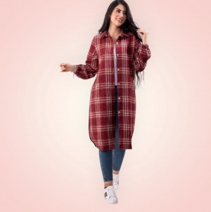 لونج شميز جوخ كاروهات 