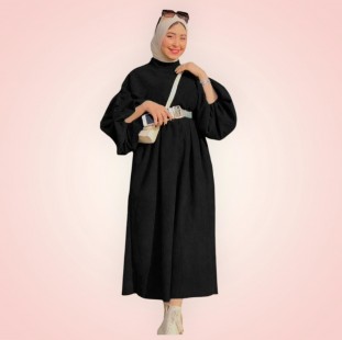 دريس قطيفه مضلع بالون الاسود 