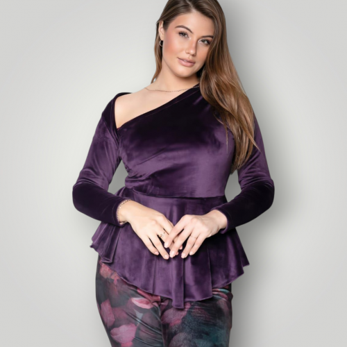 ترنج  قطيفه مكشوف الكتف 