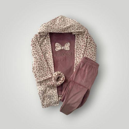 بجامه قطيفه بروب  ٣ قطع طابع فهد 