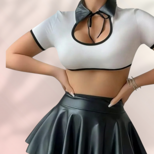 طقم تنكرى قطعتين جيب وتوب 