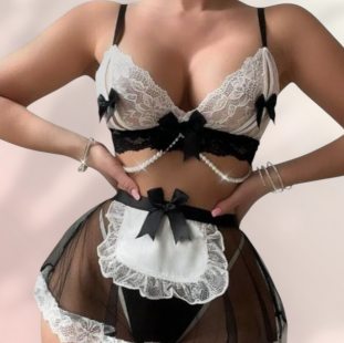 لانجرى تنكرى ابيض في اسود 