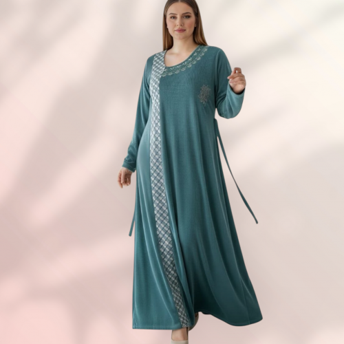 عبايه خليجى كلف هندى بسكوته قطيفه 