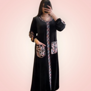 عبايه قطيفه بجابين 