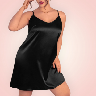 لانجرى ستان اسود قصير