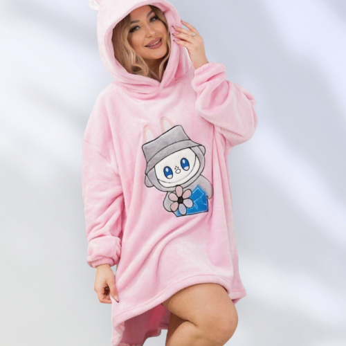 كاش قطيفه بولر بالون الوردى 